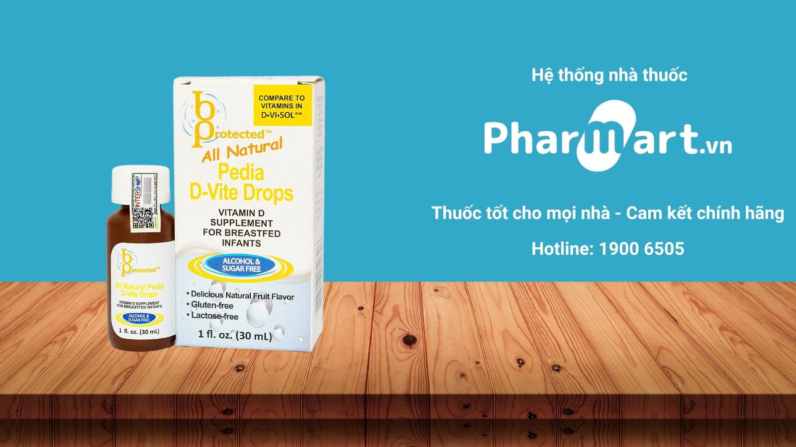 Vitamin D cho bé sơ sinh Pedia D Vite Drops