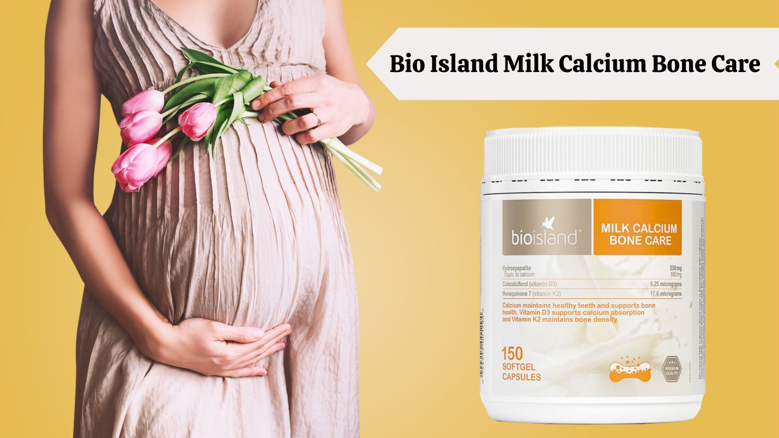 Bio Island Milk Calcium Bone Care