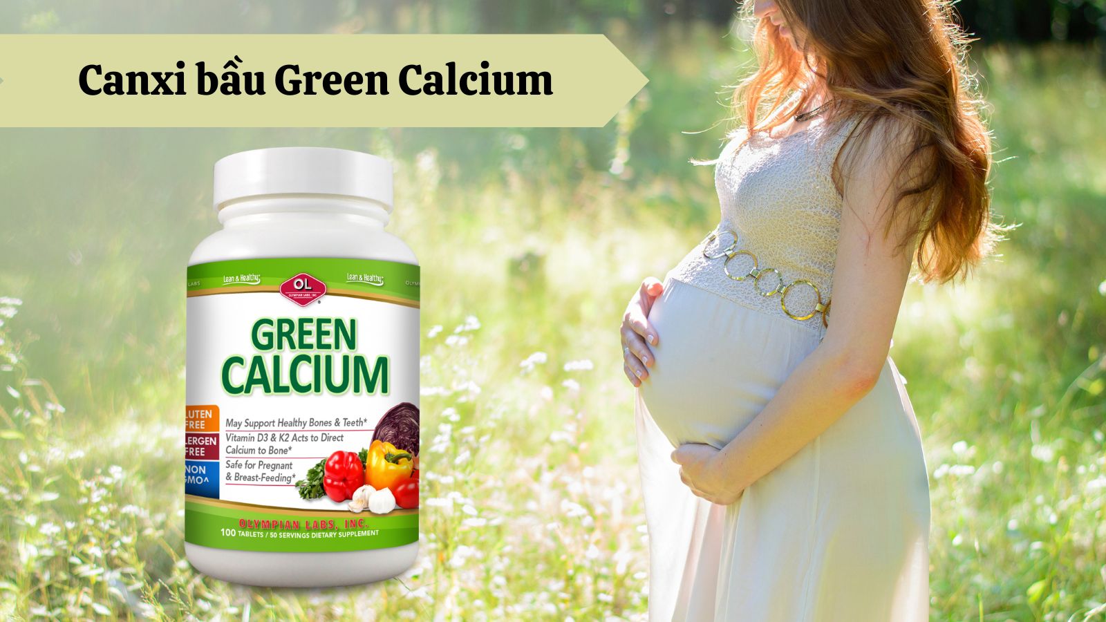 Canxi cho bà bầu Green Calcium