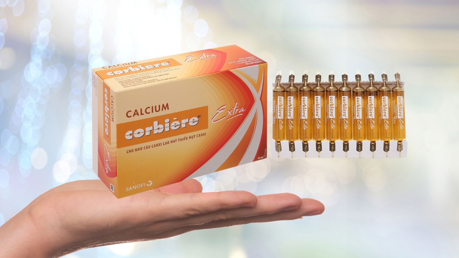 Ống Canxi corbiere extra được sử dụng phổ biến tại Việt Nam