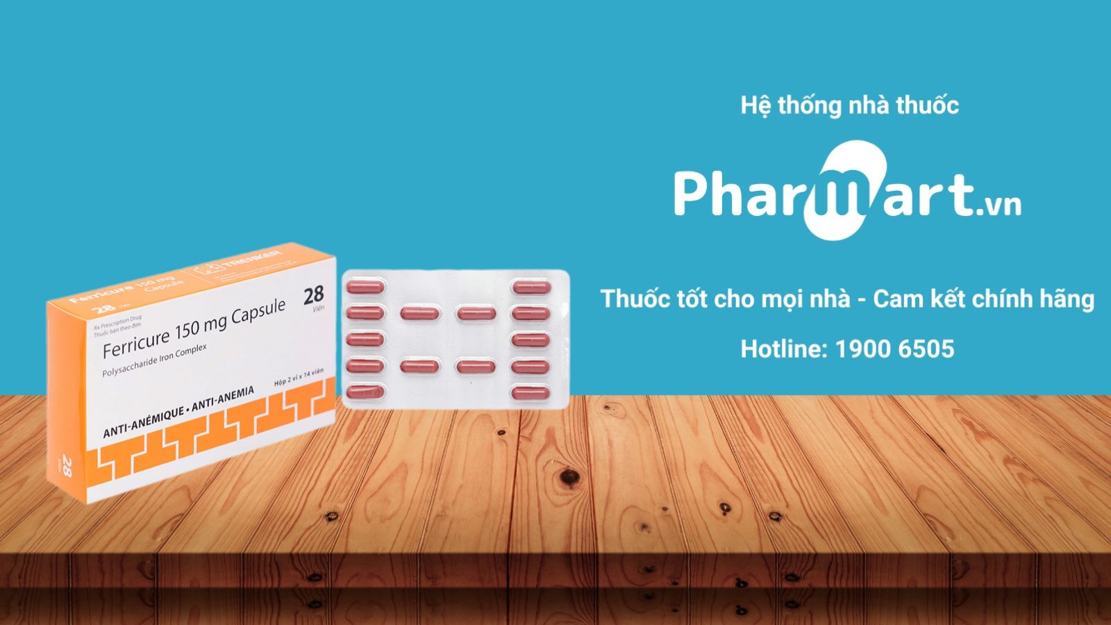 Thuốc sắt cho bà bầu Ferricure