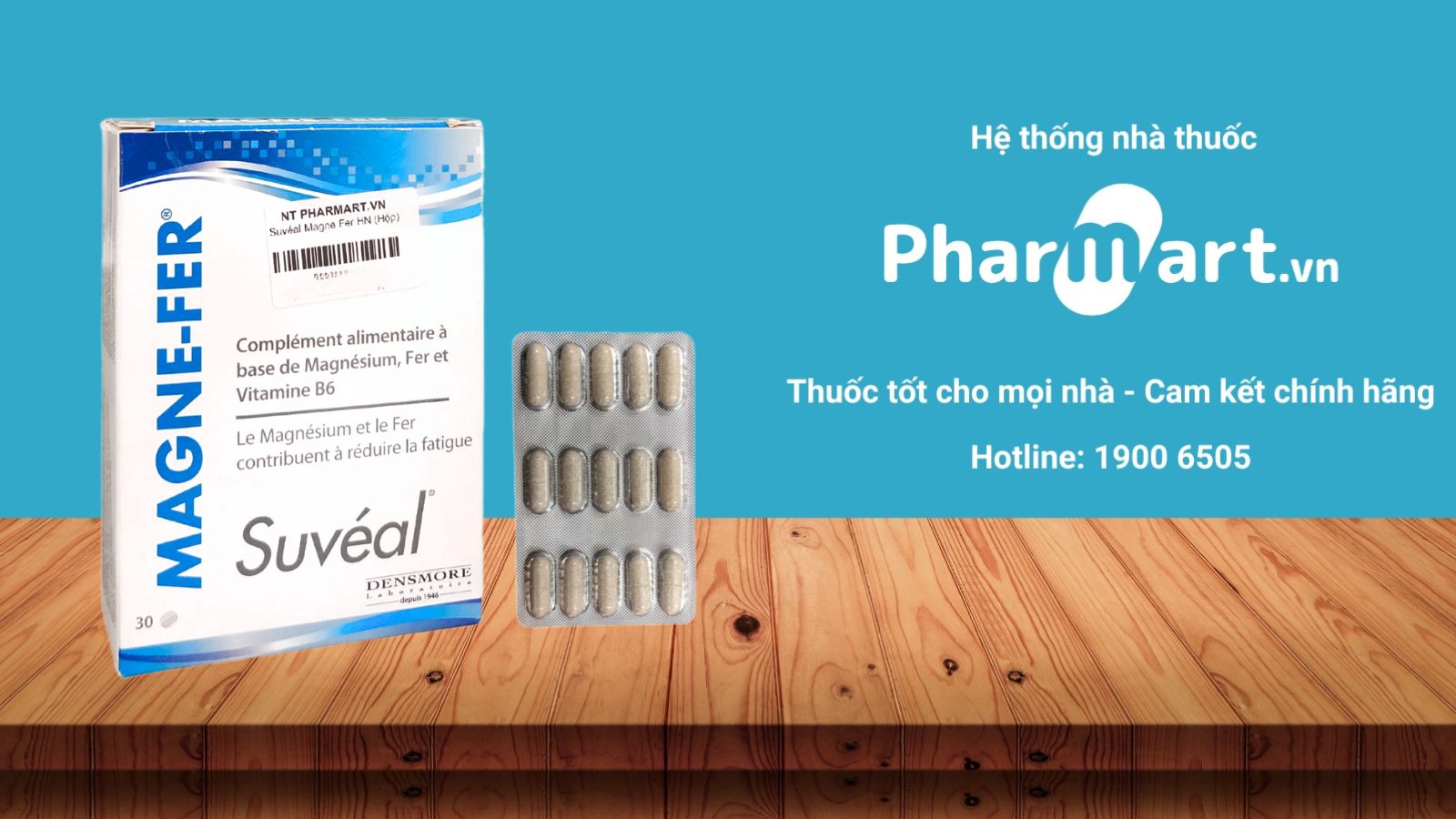 Thuốc sắt cho bà bầu Suveal Magne Fer