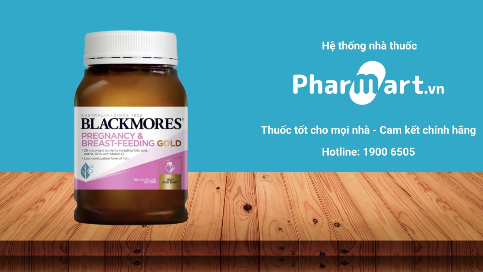 Thuốc sắt cho bà bầu Blackmores Pregnancy Iron