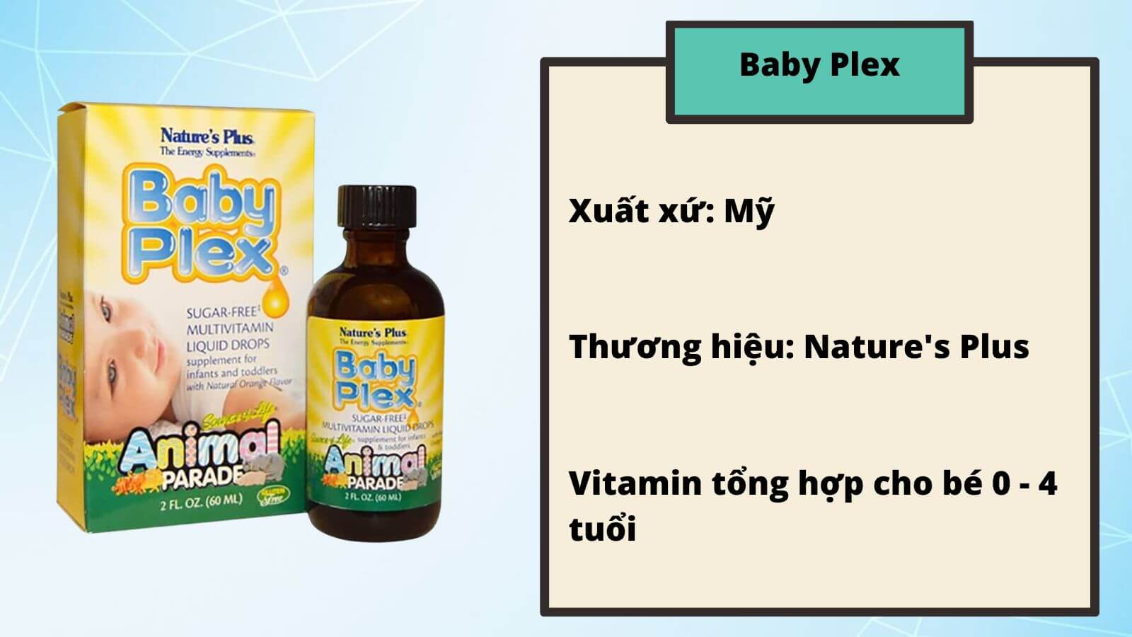 Baby Plex được nhiều bậc phụ huynh tin dùng