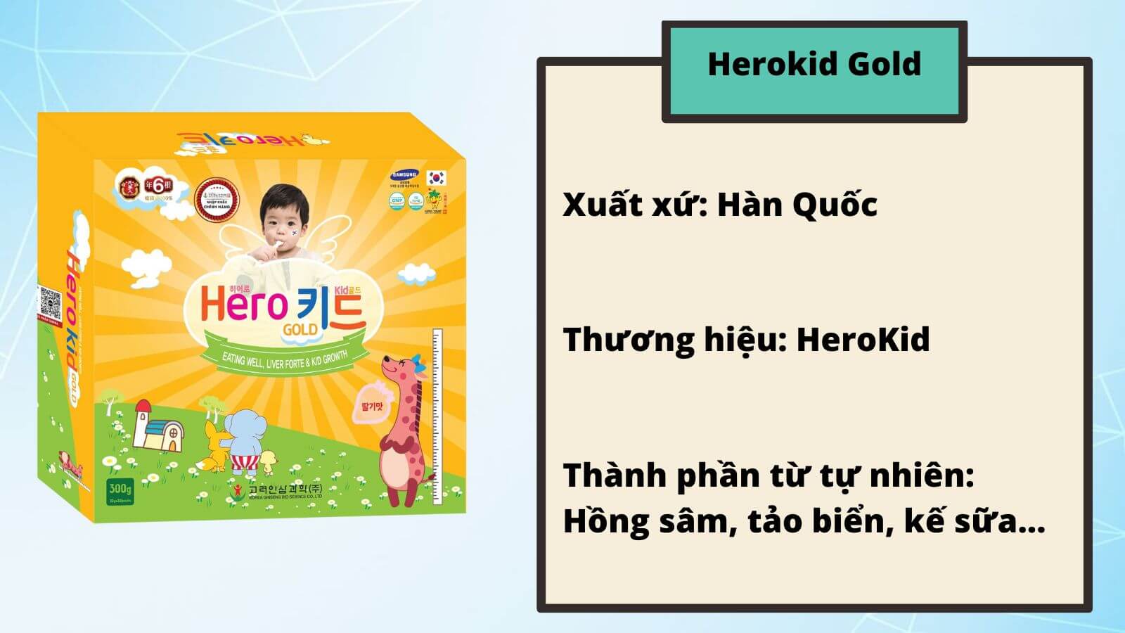 Sản phẩm vitamin có công thức độc quyền từ Hàn Quốc