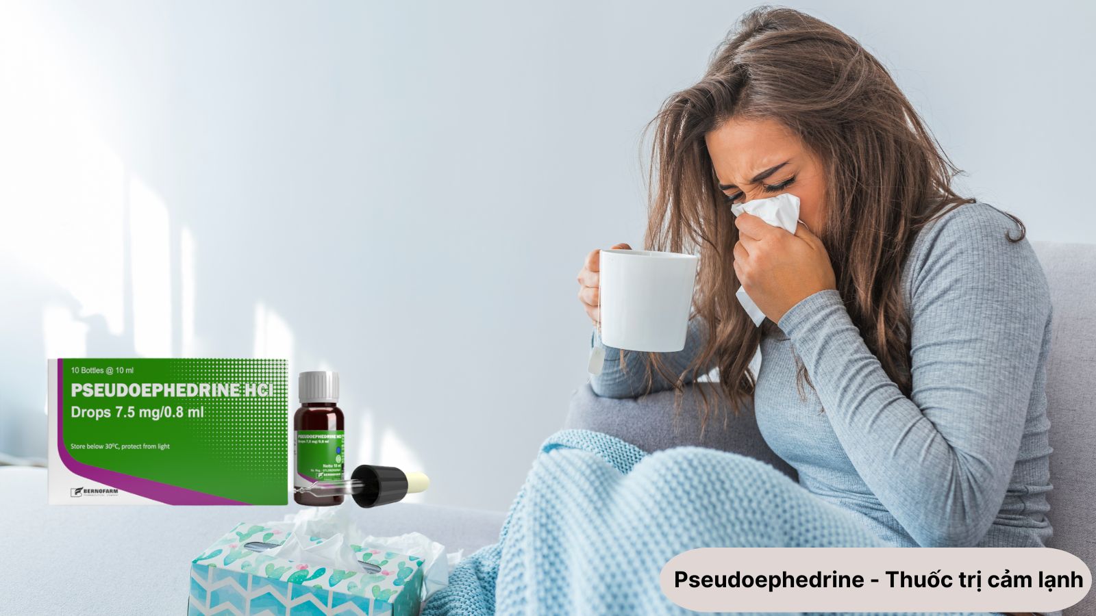 Thuốc cảm lạnh Pseudoephedrine