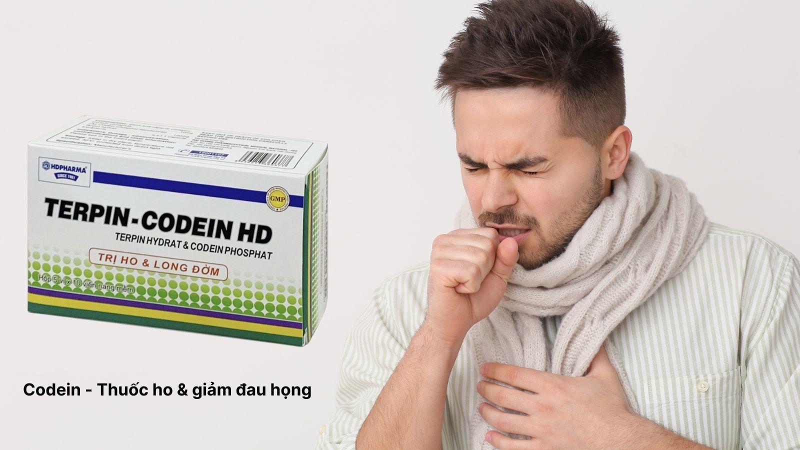 Thuốc Codein giúp làm giảm đau họng và ho