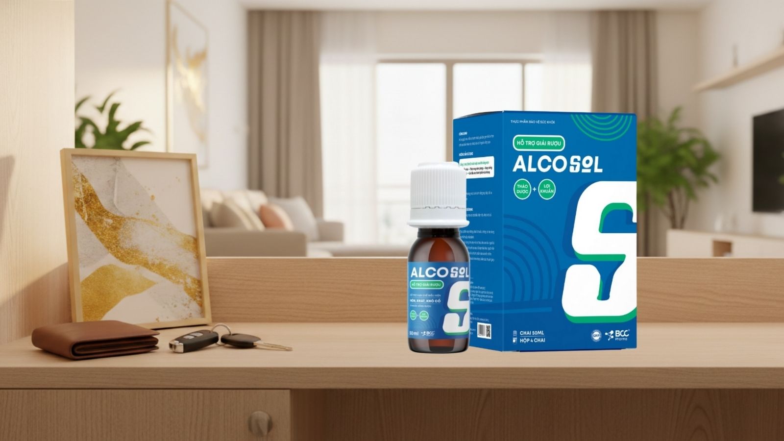 Alcosol - nước giải rượu đến từ thương hiệu Việt