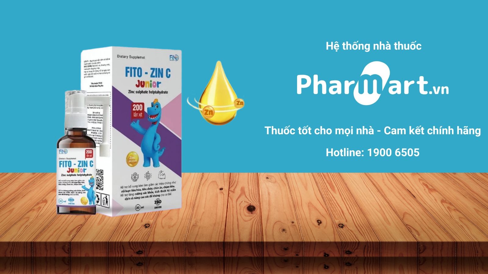 Kẽm dạng xịt cho bé Fito Zinc Junior