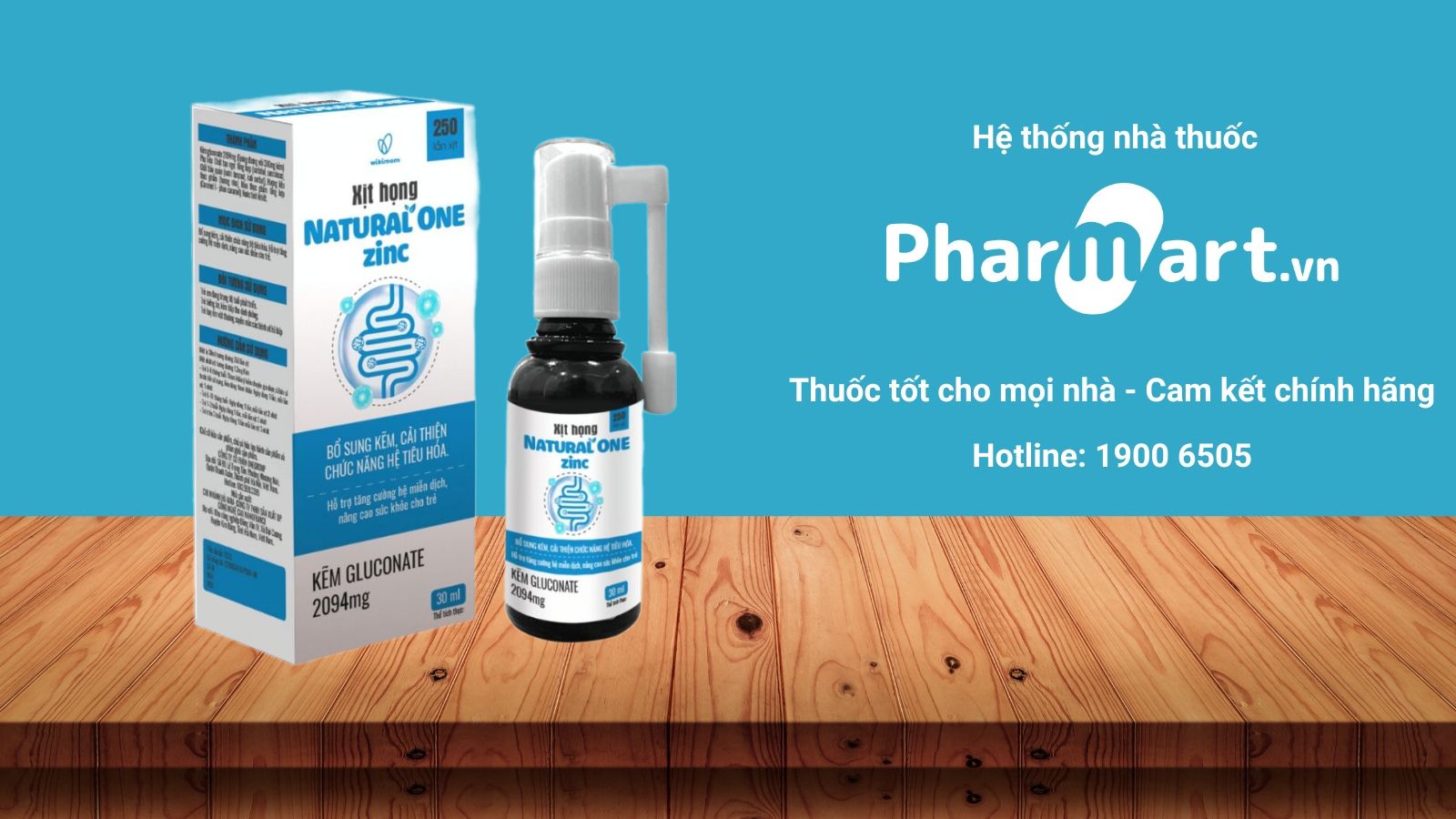 Kẽm dạng xịt cho bé Natural One Zinc