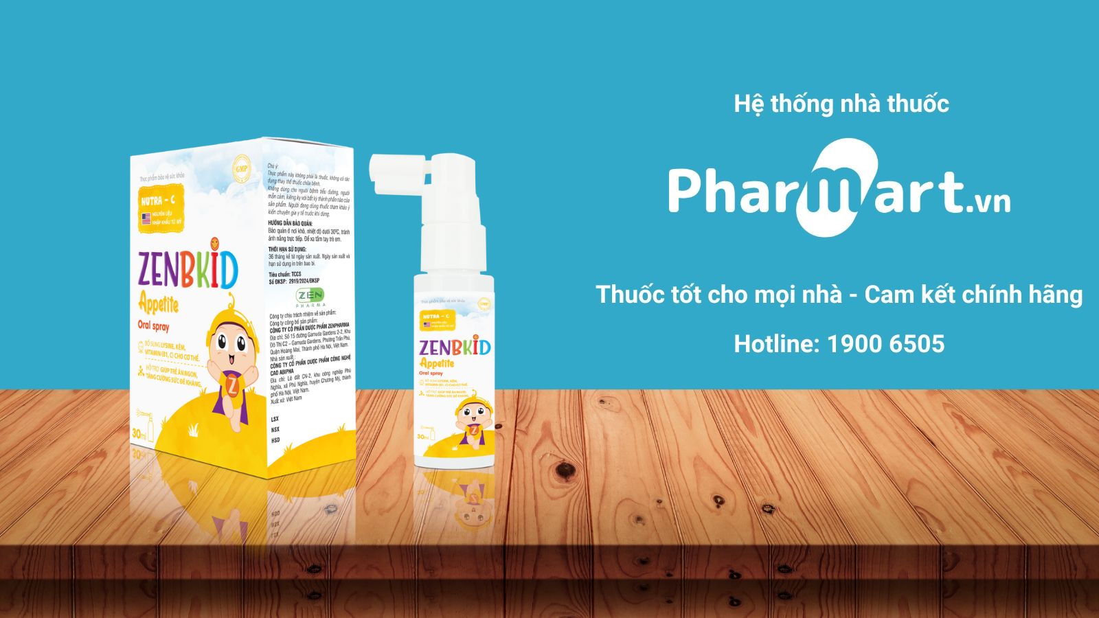 Kẽm dạng xịt cho bé Zenbkid ZinC