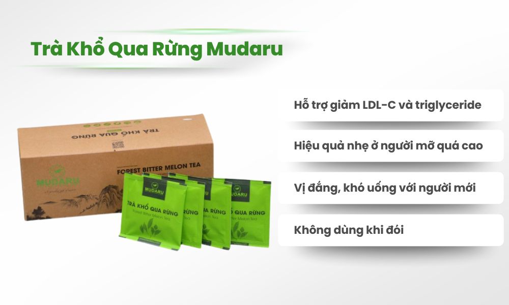 Trà khổ qua rừng Mudaru