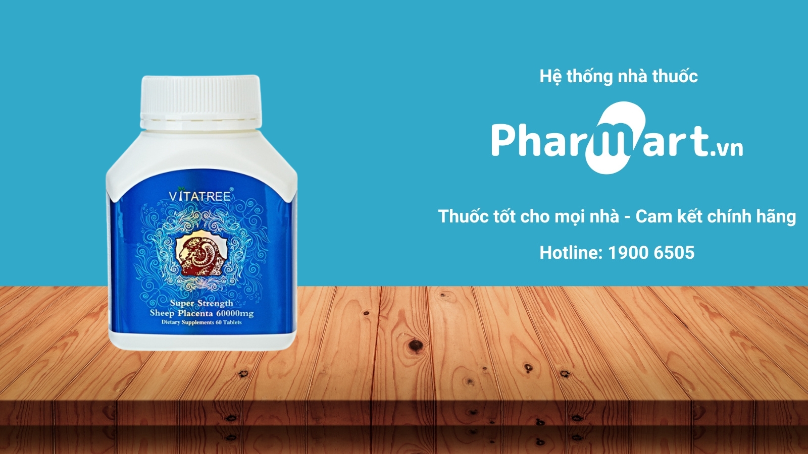 Viên uống nhau thai cừu Vitatree super strength