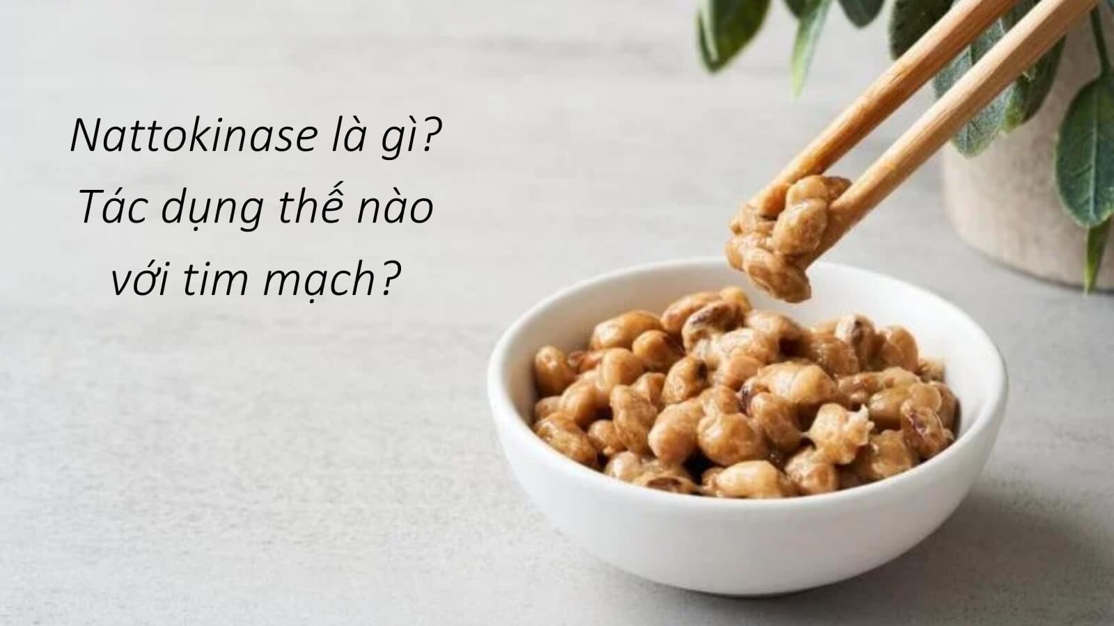 Nattokinase là gì? Tác dụng thế nào với tim mạch?