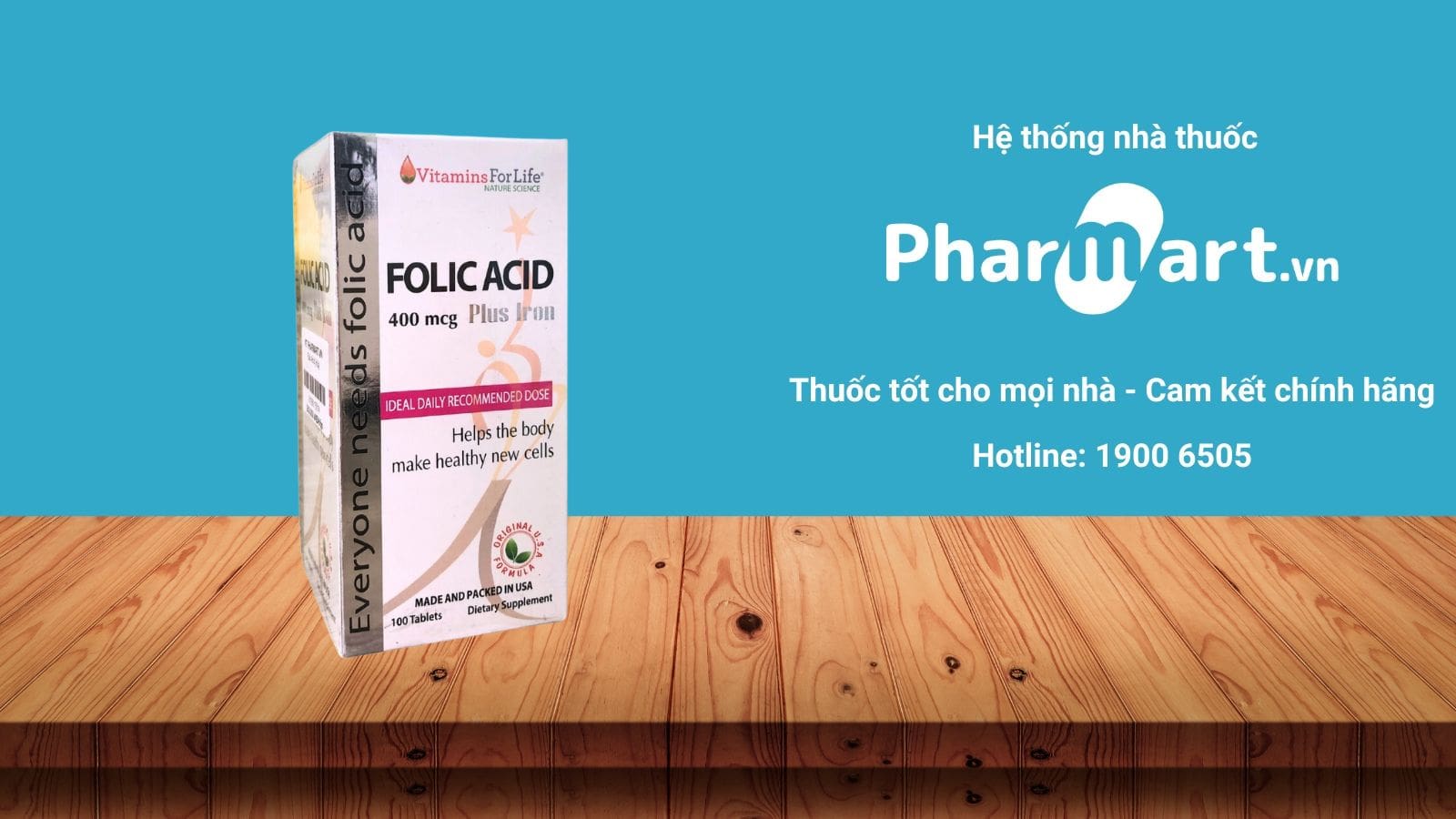 Folic Acid Plus Iron - Bổ sung Acid Folic kết hợp sắt