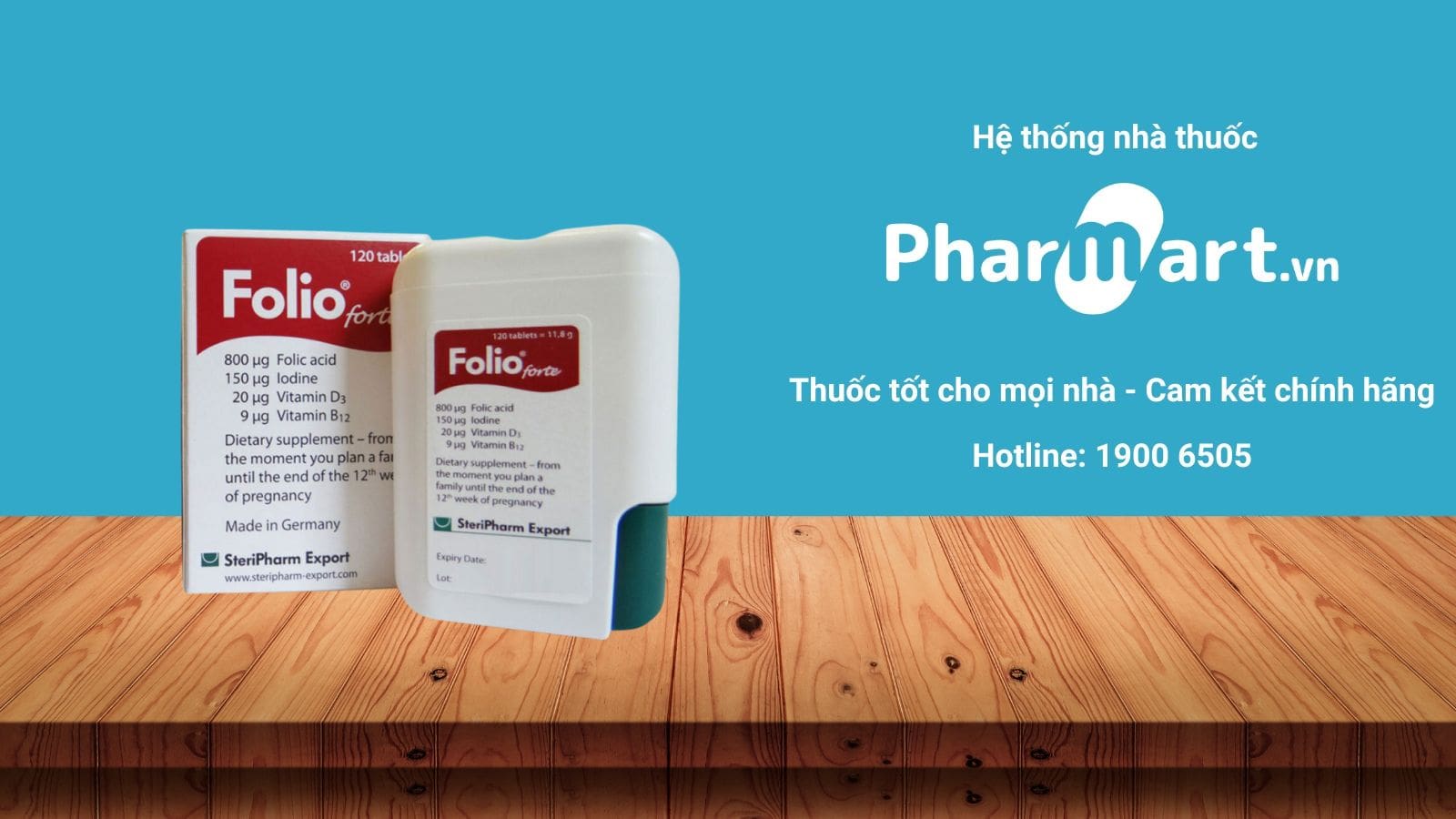 Bổ sung Acid Folic hiệu quả từ Folio