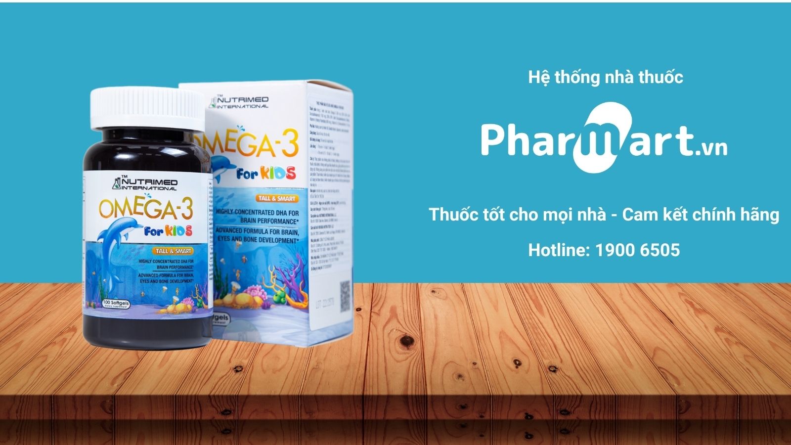 Omega 3 cho bé Omega 3 For Kids Nutrimed