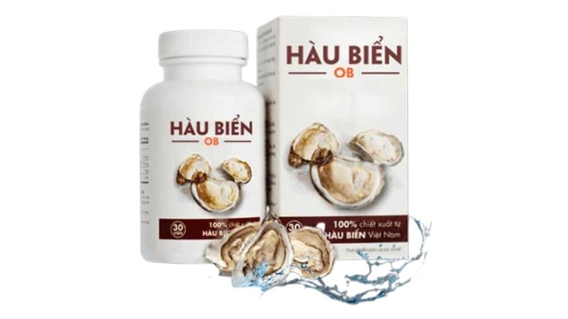 Tinh hàu biển OB với thành phần hàu sữa Việt Nam.