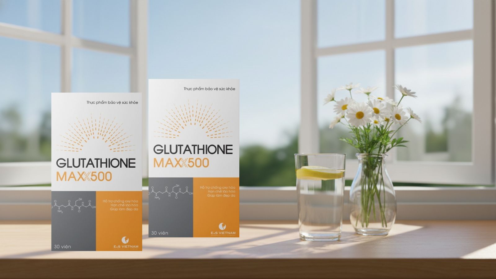 Glutathione Maxx 500 đến từ thương hiệu E&S Việt Nam