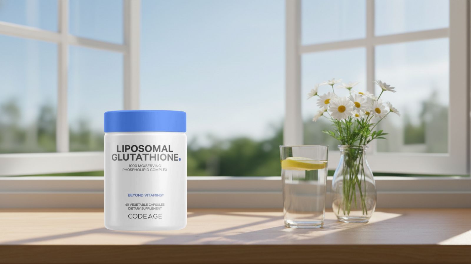 Liposomal Glutathione 1000mg với công nghệ Liposome tối ưu hấp thu