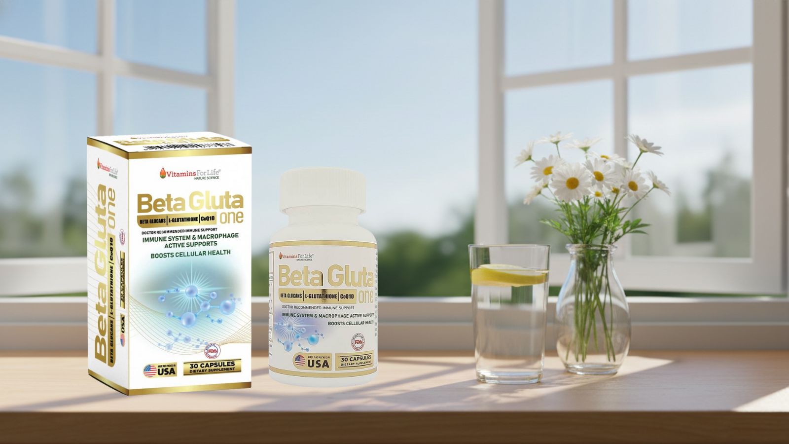 Vitamins For Life Beta Gluta One - Viên uống Glutathione đến từ Mỹ