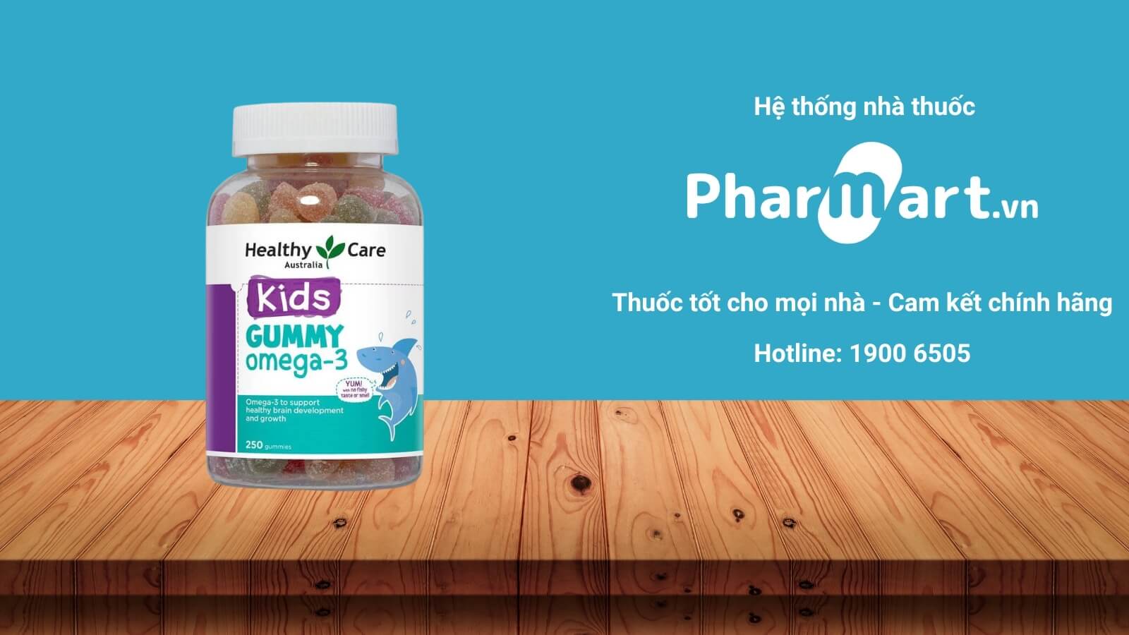 Kẹo DHA Kids Gummy Omega 3 Úc Healthy Care