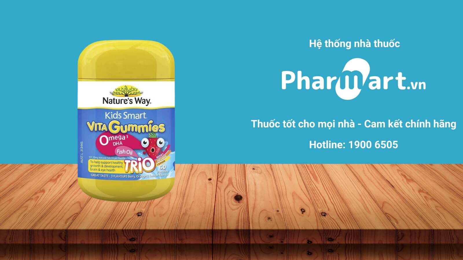 Kẹo DHA Nature's Way Kids Smart Trio