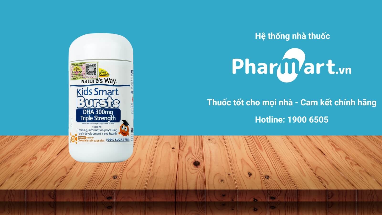 Kẹo DHA Nature's Way Kids Smart Bursts