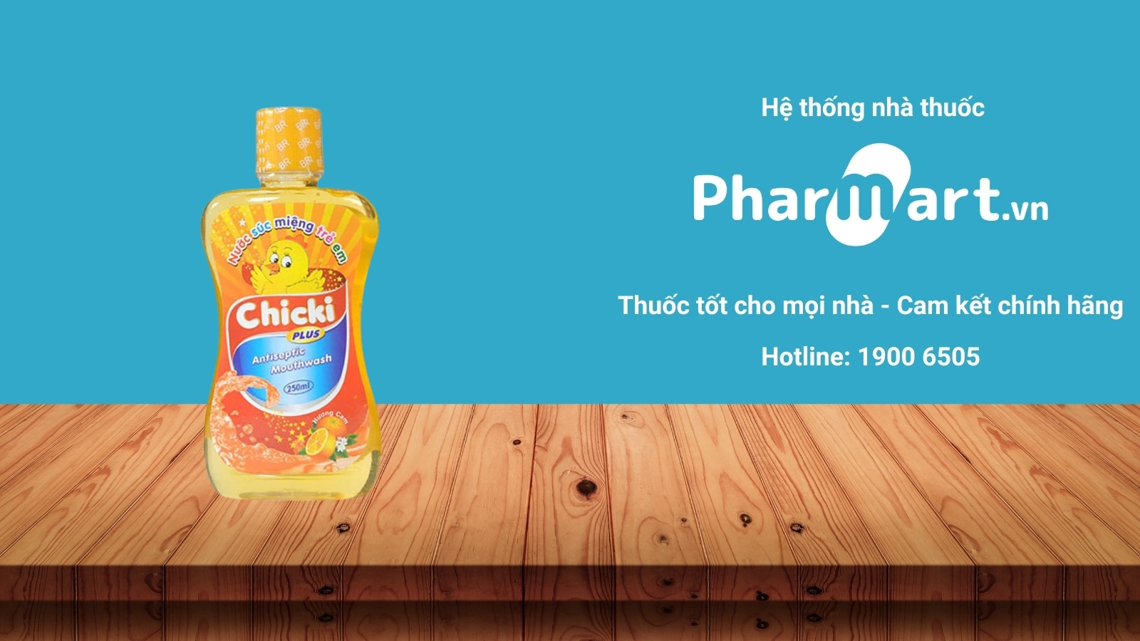 Nước súc miệng trẻ em Chicki
