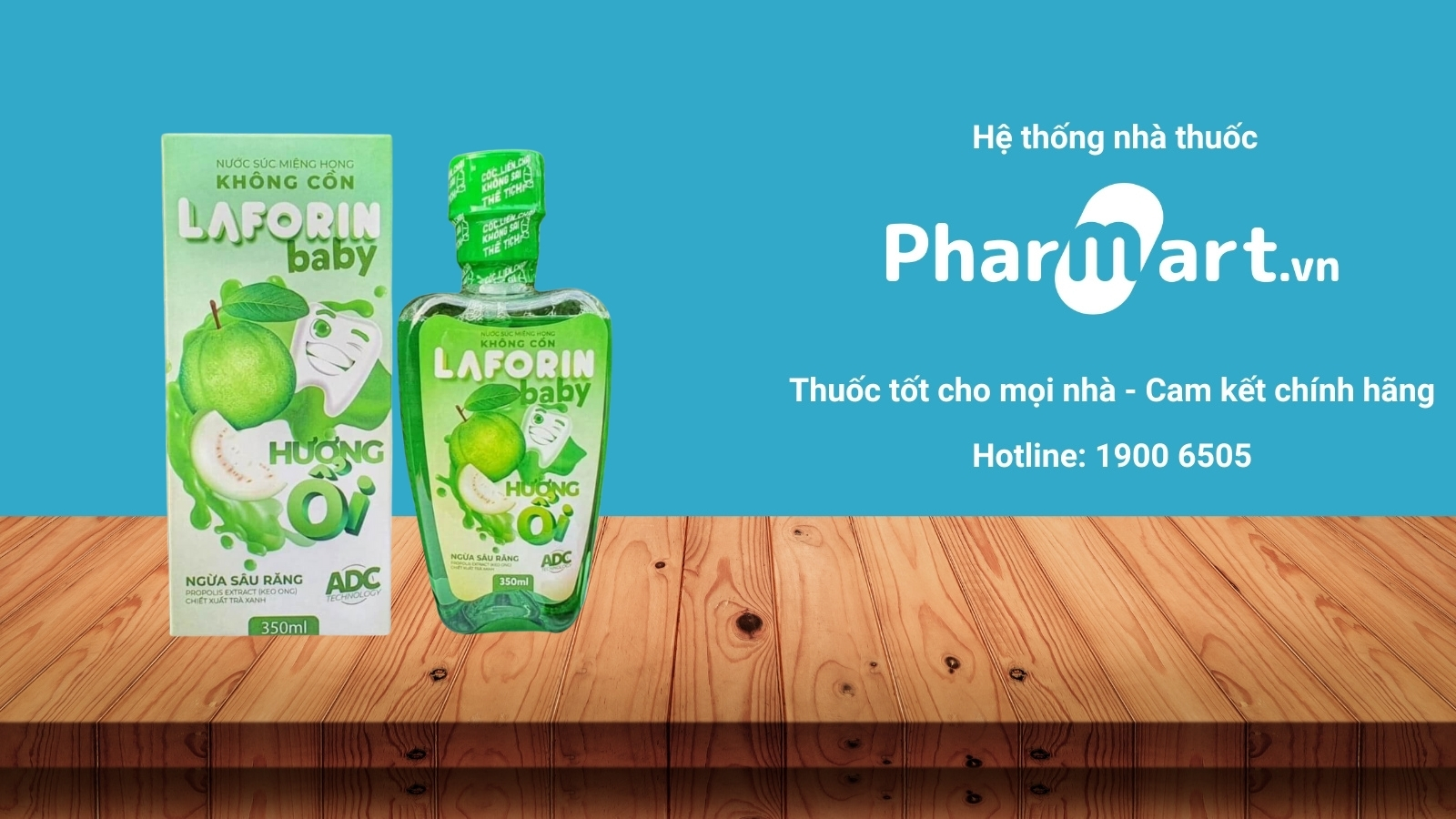 Nước súc miệng trẻ em Laforin baby