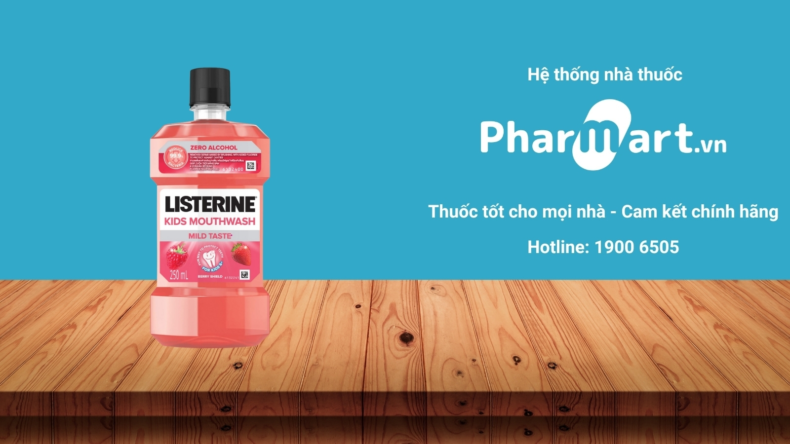Nước súc miệng Listerine Kids Mouthwash