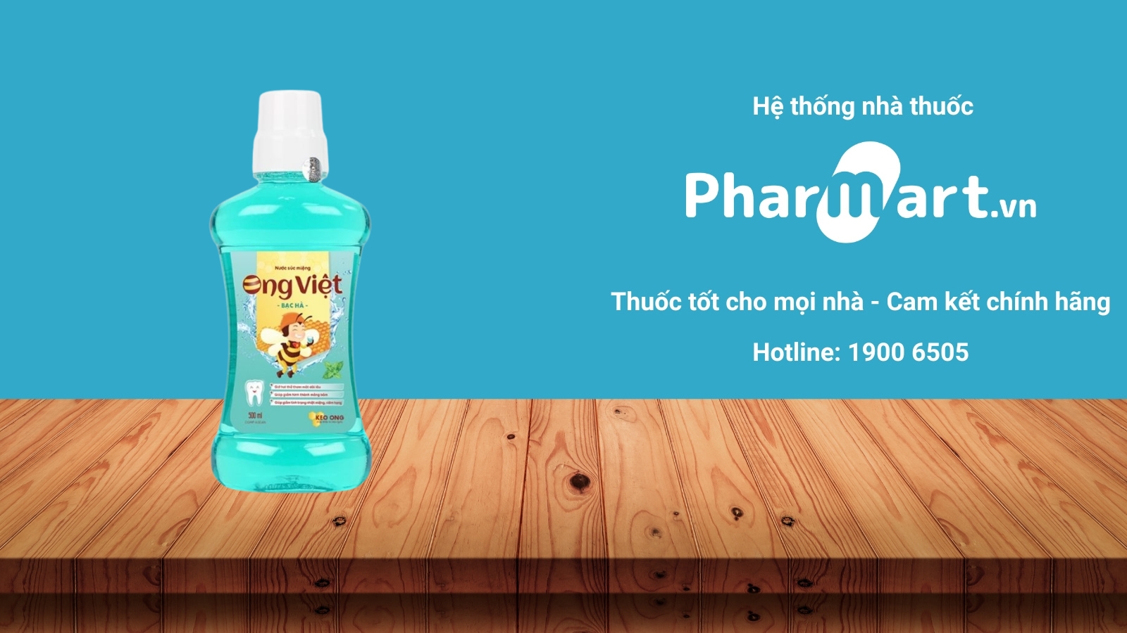 Nước súc miệng trẻ em Ong Việt