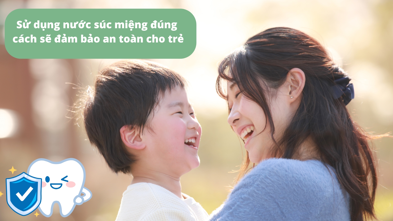 Sử dụng nước súc miệng mang lại hơi thở thơm tho và hàm răng trắng sáng