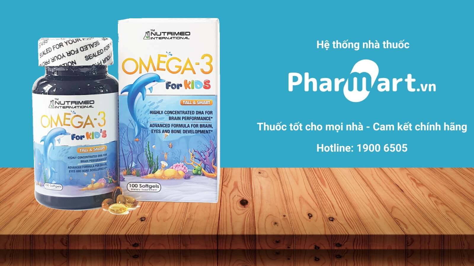 Omega 3 của Mỹ For Kids Nutrimed