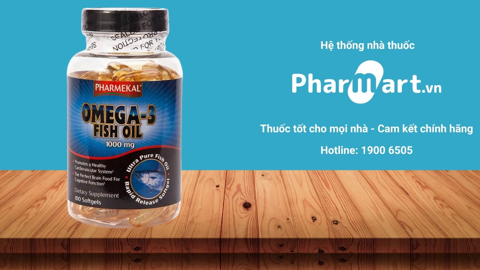 Omega 3 Fish Oil 1000mg của Mỹ