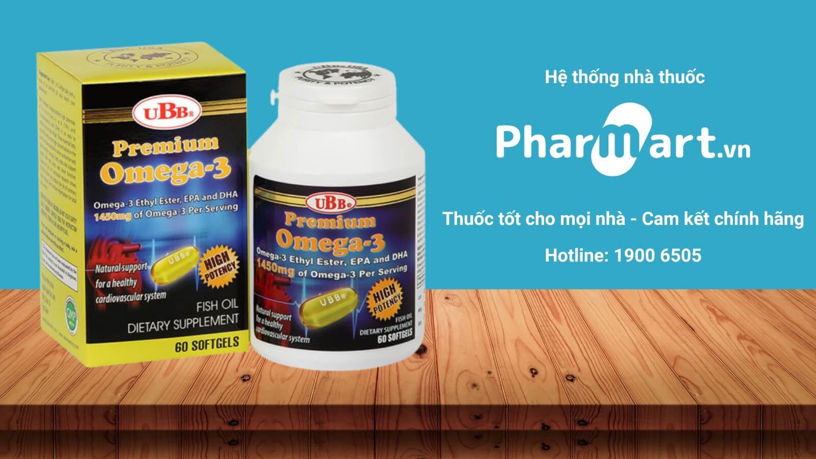 Viên uống Omega 3 của Mỹ UBB Premium