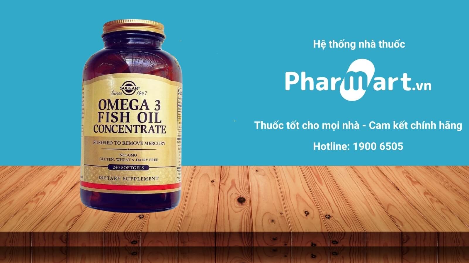 Omega 3 của Mỹ Fish Oil Concentrate