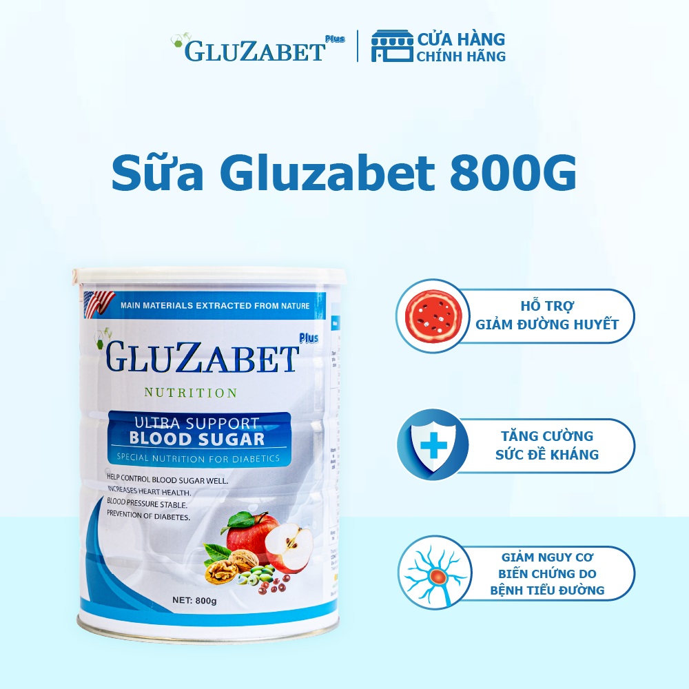 Sữa Gluzabet - sự lựa chọn tốt nhất cho người tiểu đường