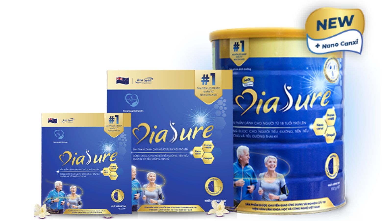 Sữa Diasure là sữa tiểu đường có thành phần sữa non nhập khẩu từ NewZealand.