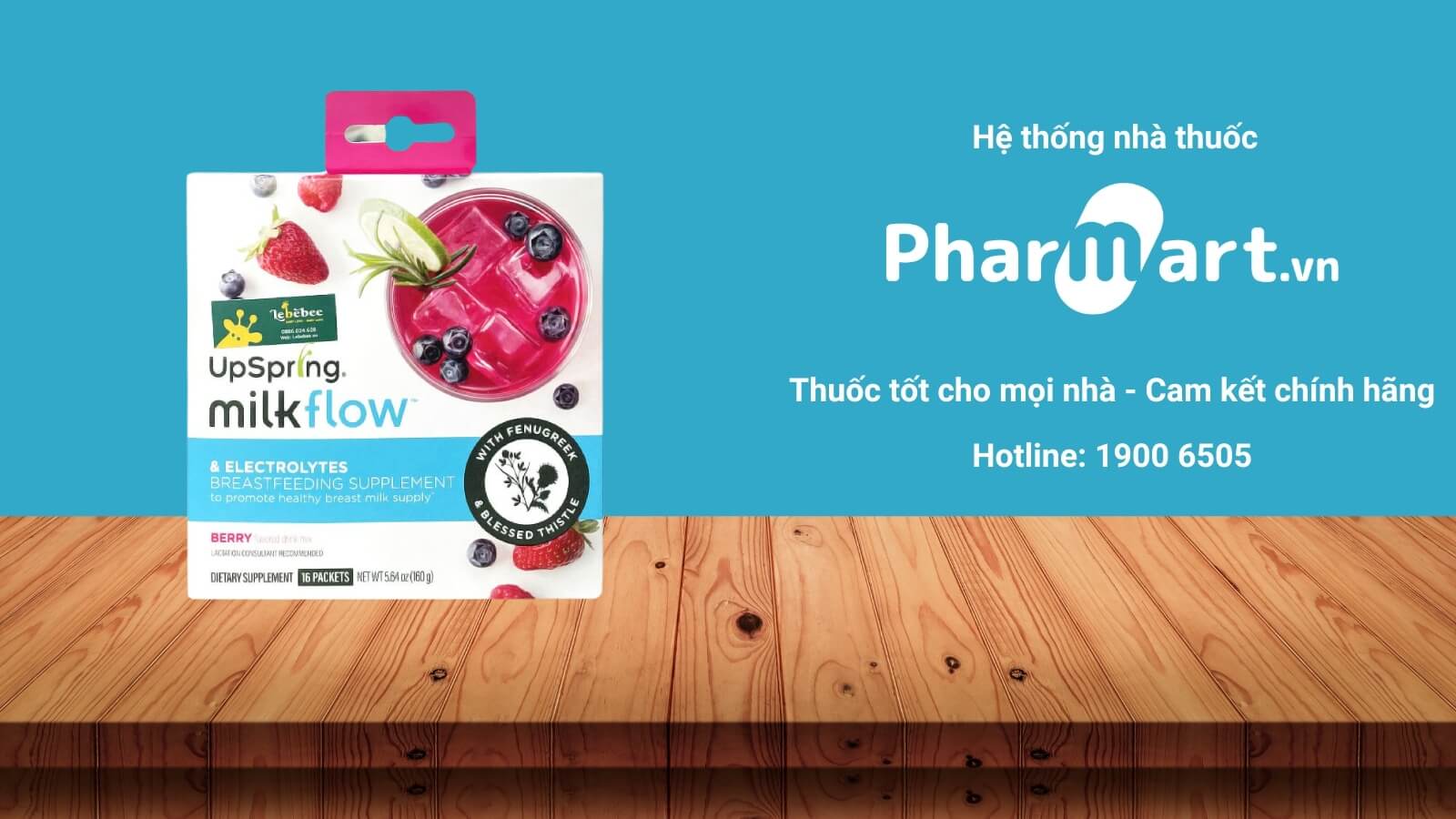 Trà lợi sữa Upspring Milkflow