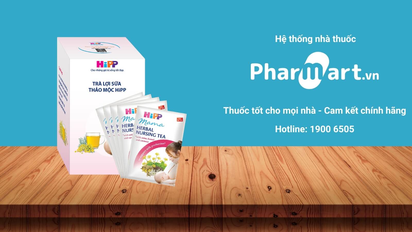 Trà lợi sữa Hipp