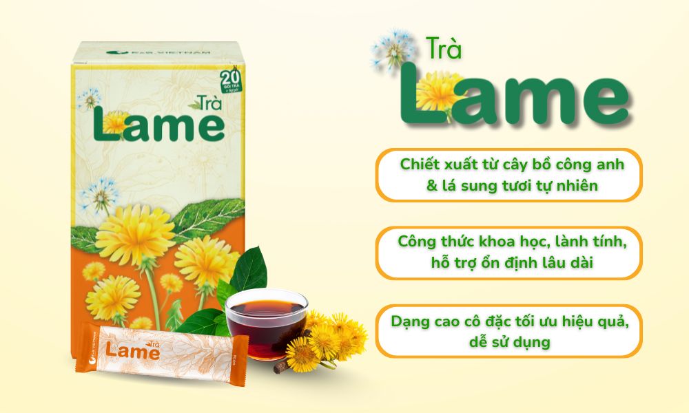 Trà lợi sữa Lame - Giải pháp hiệu quả cho mẹ sau sinh