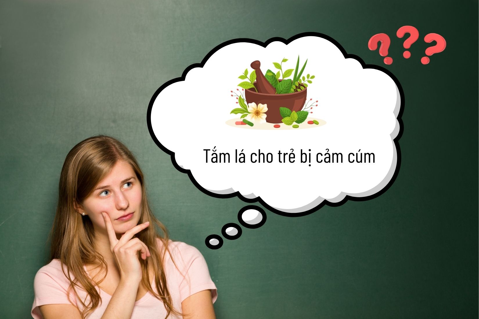 Giải đáp những băn khoăn của cha mẹ khi dùng lá tắm cho trẻ cảm cúm