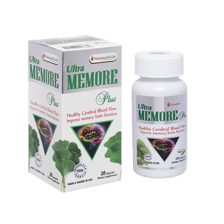 Ultra Memore Plus (30 viên) – Bổ não, tăng cường trí nhớ