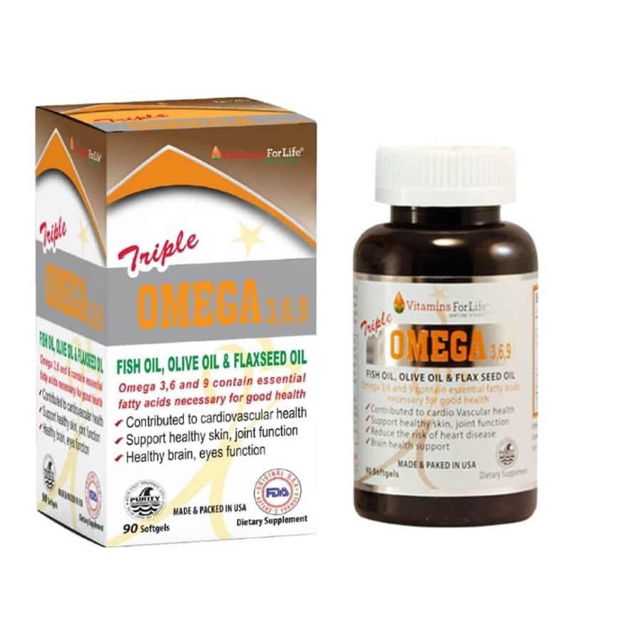 Triple OMEGA 3,6,9 – Hỗ trợ sức khỏe tim mạch và não