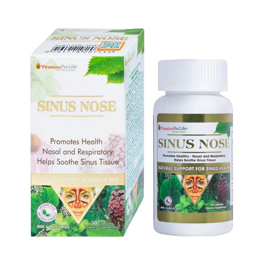 Sinus Nose (30 viên) –Hỗ trợ sức khỏe đường hô hấp 