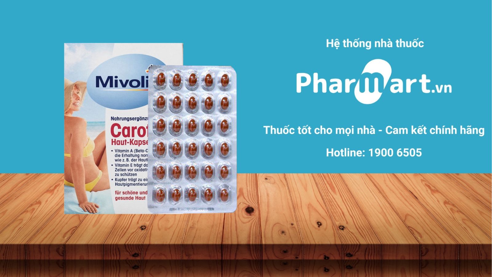 Viên uống chống nắng Mivolis