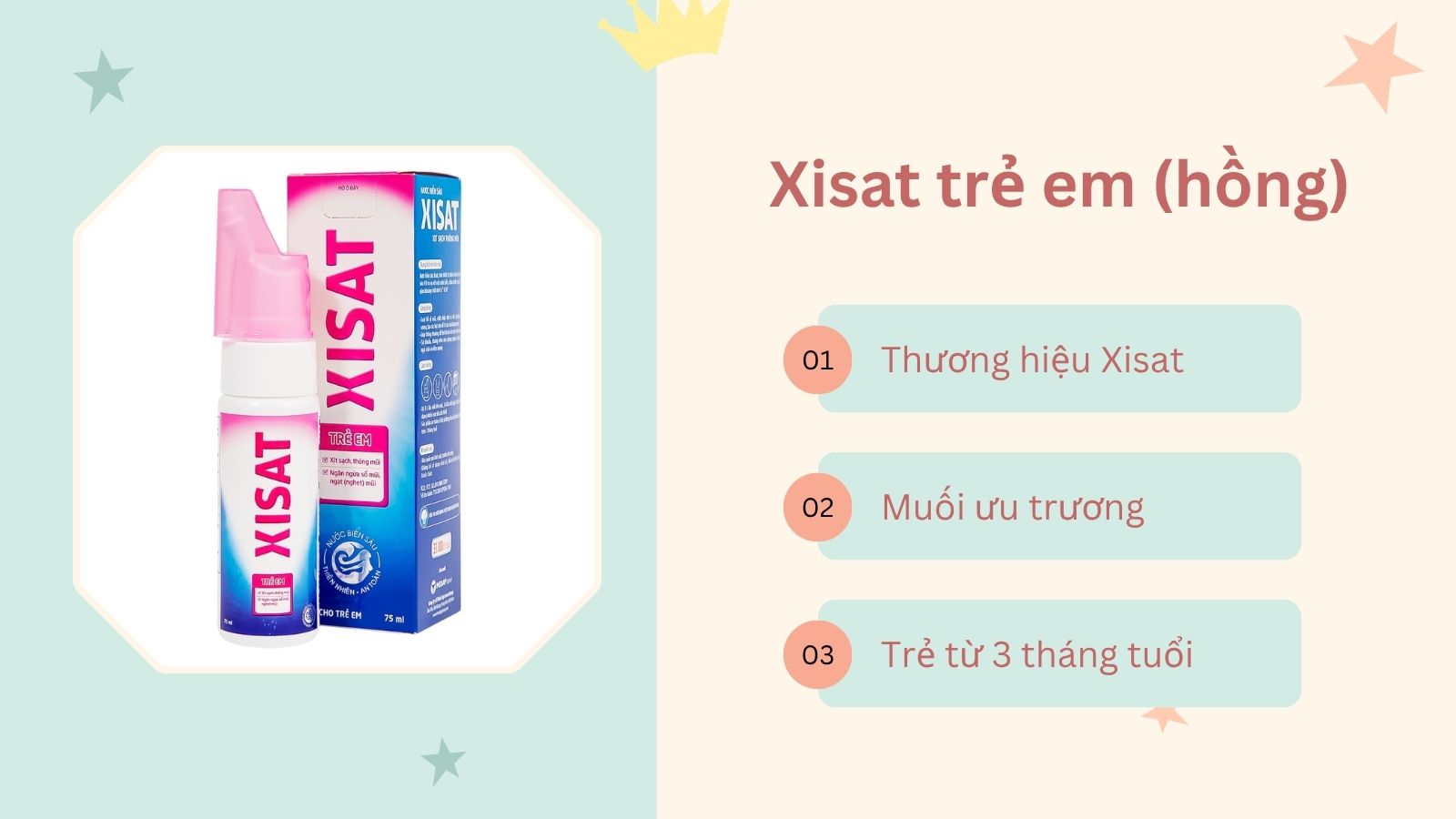 Xisat hồng trẻ em dùng cho bé từ 3 tháng tuổi