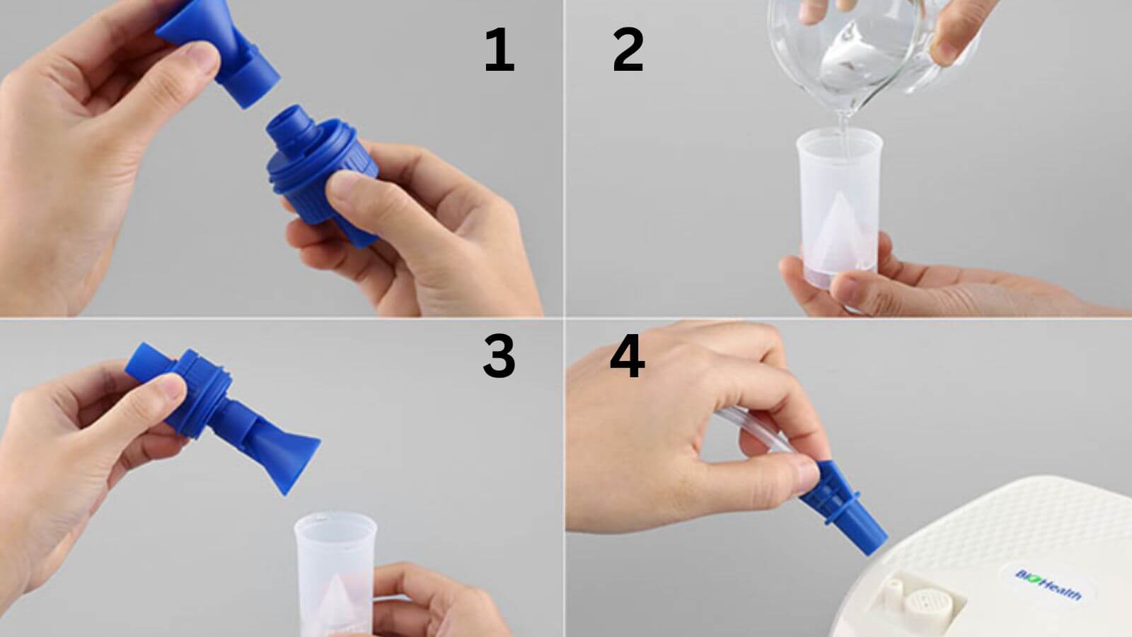 Các bước chuẩn bị máy xông khí dung chuẩn trước khi sử dụng