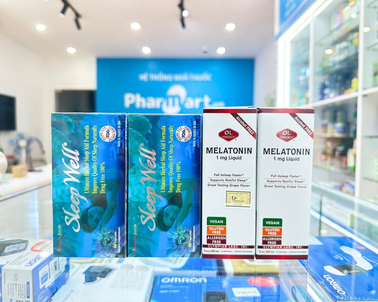 Một số sản phẩm có thành phần Melatonin tại Pharmart